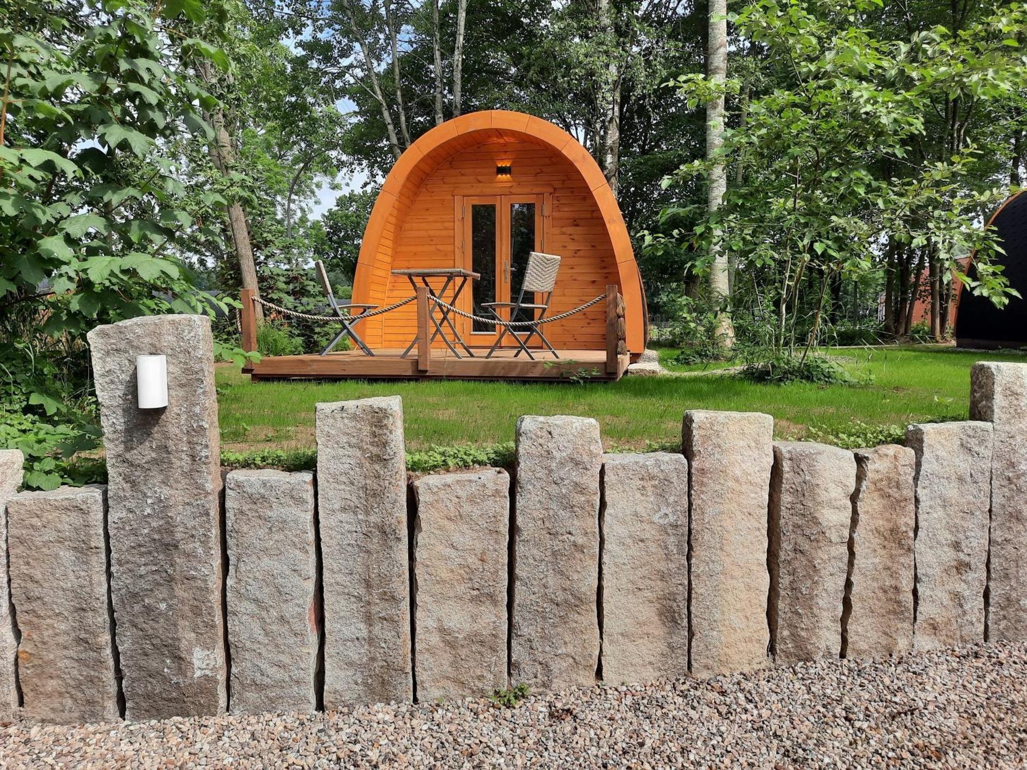 27 Premium Camping Pod "Amrum" Silberstedt Exteriör bild